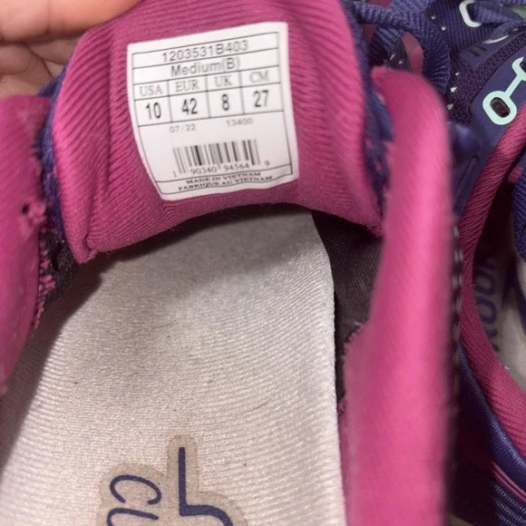 Brooks Adrenaline GTS 22 Womens Running Sneakers Purple 10M (B) - Picture 5 of 6